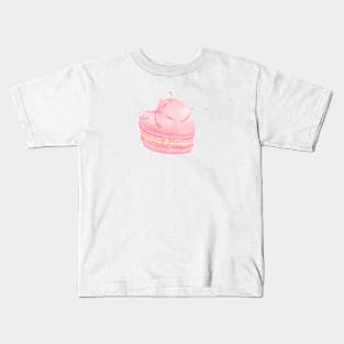 Coquette Heart Macaron Kids T-Shirt